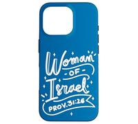 Mujer de Israel Prov 31:26 Judío Cultural Orgullo Cita Judío Carcasa para iPhone 16 Pro