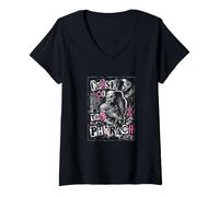 Mujer De la Momia del faraón Egipcio del Terror Camiseta Cuello V
