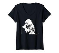 Mujer Debbie Harry Blondie De una Manera u Otra en Vivo 1980 Camiseta Cuello V