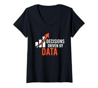 Mujer Decisions Driven by Data Analyst Scientist Camiseta Cuello V