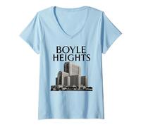 Mujer Decoración del Hospital Boyle Heights East LA, Los Ángeles City Terrace Camiseta Cuello V