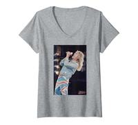 Mujer Def Leppard Joe Elliott En Freddie Mercury Tribute 1992 Camiseta Cuello V