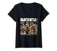 Mujer Defensores de Batalla galáctica de Ciencia ficción de la última Frontera Camiseta Cuello V
