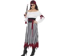 Mujer Del Caribe Disfraz Traje Pirata Mujer Conjunto Por Smiffys