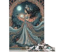 Mujer del océano Art Nouveau Rompecabezas 500 Piezas, Diseño Creativo