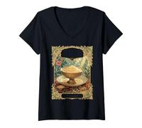 Mujer del Trigo a la Maravilla Camiseta Cuello V