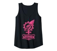 Mujer Derechos De La Mujer Feminista Feminism Is My Superpower Camiseta sin Mangas