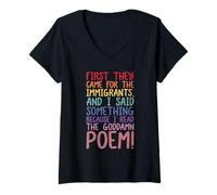 Mujer Derechos Humanos Moral Stand Libertad Valores Justicia Social Camiseta Cuello V