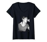 Mujer Desenfoque en Vivo Damon Albarn 1993 por Andy Willsher Camiseta Cuello V