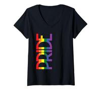 Mujer Desfile del Orgullo Gay Derechos LGBTQ Camiseta Cuello V