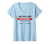 Mujer Despedida Soltero Reto Lista Petición Novio Novia Floral Camiseta Cuello V