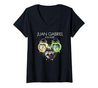 Mujer Despertador Juan Gabriel Los Dúo Camiseta Cuello V