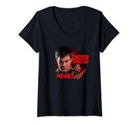 Mujer Dexter Stole My Heart Camiseta Cuello V