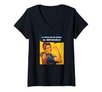 Mujer Dia de la Mare Camiseta Cuello V