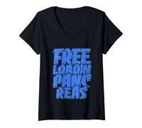 Mujer Diabetes Diciendo Hombres Mujeres Conciencia sobre la Diabetes Diabético Camiseta Cuello V