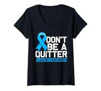 Mujer Diabético Tipo 1 Concientización sobre la diabetes Hombres Mujeres Niños Camiseta Cuello V