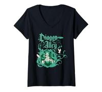 Mujer Diagon Alley Harry Potter Nuevo diseño 2025 Camiseta Cuello V