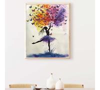 Mujer Diamond PaintingRosa Diamond Painting Adultos, 5D DIY Pintura Diamante Manualidades Adultos Cristal Punto de Cruz para Decoración De Pared Del Hogar, Regalos Para Mujeres 100x135CM PJY9 H-5