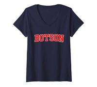 Mujer Diary of a Wimpy Kid Botson Navy Camiseta Cuello V
