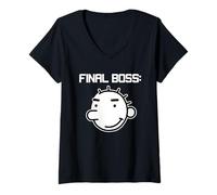Mujer Diary of a Wimpy Kid Final Boss Roderick Camiseta Cuello V