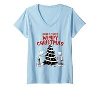Mujer Diary of a Wimpy Kid Have a Truly Wimpy Christmas Camiseta Cuello V