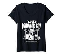 Mujer Diary of a Wimpy Kid Loded Drummer Boy Camiseta Cuello V