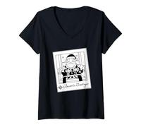 Mujer Diary of a Wimpy Kid Santa Greeting's Photo Camiseta Cuello V