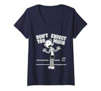 Mujer Diary of a Wimpy Kid The Last Straw Don't Expect Too Much Camiseta Cuello V