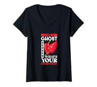 Mujer Dicho divertido con guindilla - Ghost Pepper Camiseta Cuello V