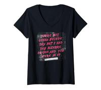 Mujer Dieciséis Velas no Vas a Creer Este extraño sueño Camiseta Cuello V