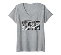 Mujer Diego Maradona Argentina GANA la Copa Mundial de Fútbol 1986 Camiseta Cuello V