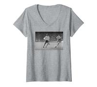 Mujer Diego Maradona Argentina V Escocia Copa Mundial de Fútbol 1979 Camiseta Cuello V