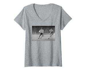 Mujer Diego Maradona Argentina V Escocia Copa Mundial de Fútbol 1979 Camiseta Cuello V