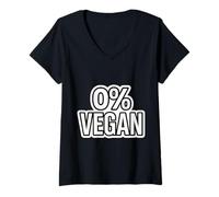 Mujer% Dieta carnívora Vegana cetogénica Paleo cetogénica Baja en carbohidratos Camiseta Cuello V