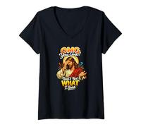 Mujer Dios mío, Chicos, eso no es lo Que Dije Jesús religioso Camiseta Cuello V