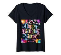 Mujer Dios mío, es la Familia del cumpleaños de mi Hermana Camiseta Cuello V