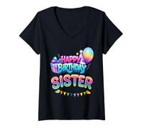 Mujer Dios mío, es mi Hermana Cumpleaños Camiseta Cuello V