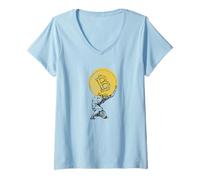 Mujer Dioses Bitcoin de Las criptomonedas Camiseta Cuello V