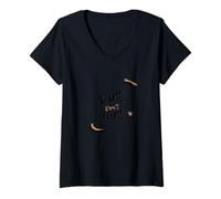 Mujer Dirt Don't Hurt Funny Outdoor Athletic Activity Hiking Gear Camiseta Cuello V