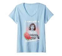 Mujer Dirty Dancing I Carried a Watermelon Photo Vintage Movie Camiseta Cuello V