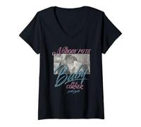 Mujer Dirty Dancing Nobody Puts Baby in a Corner Retro RomCom Camiseta Cuello V
