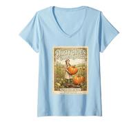 Mujer Dirty Hoes Garden Society - Póster Vintage Camiseta Cuello V