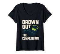 Mujer Disco de Ventilador de Hockey Submarino sí más Fresco Que el Hockey Regular Camiseta Cuello V