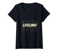 Mujer Discurso de por vida para una inspiración atemporal Camiseta Cuello V