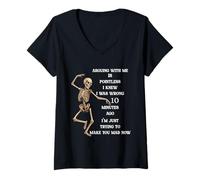 Mujer discutir conmigo no tiene sentido sabía que estaba equivocado 10 minutos Camiseta Cuello V