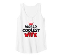 Mujer Diseño creativo familiar - Esposa más genial del mundo 1 - Diversión para fanáticos Camiseta sin Mangas