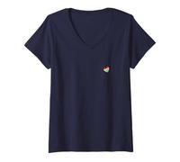 Mujer Diseño de Promoción de Derechos Humanos Camiseta Cuello V