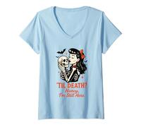 Mujer Diseño Til Death Honey I'm Still Here Camiseta Cuello V