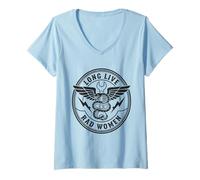 Mujer Diseño Vintage de Bad Women Snake Dagger Camiseta Cuello V