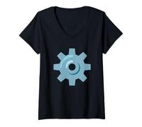 Mujer Disfraz de Equipo Camiseta Cuello V